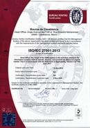 Certifications ISO 27001